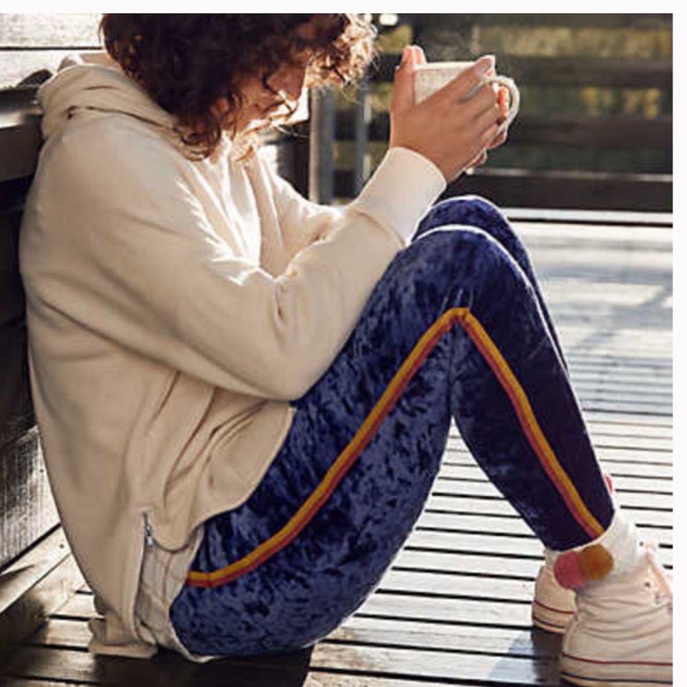 AERIE || Velvet Striped Leggings